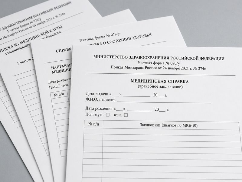 Бланки 070/у–079/у · приказ 274н Пустые бланки справок 070/у и 079/у и санаторно-курортных карт 072/у и 076/у по приказу Минздрава № 274н